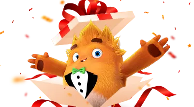 Groen cadeau met witte strik, symbool voor de welkomstbonus bij One Casino